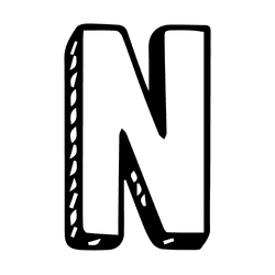 Alphabet drawing reference 13
