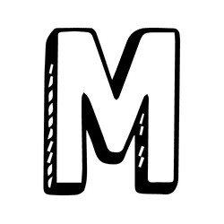 Alphabet drawing reference 14
