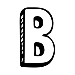 Alphabet drawing reference 2