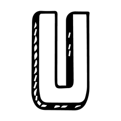 Alphabet drawing reference 6