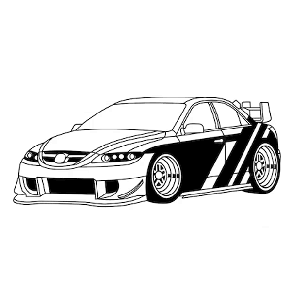 Cars drawing reference 12