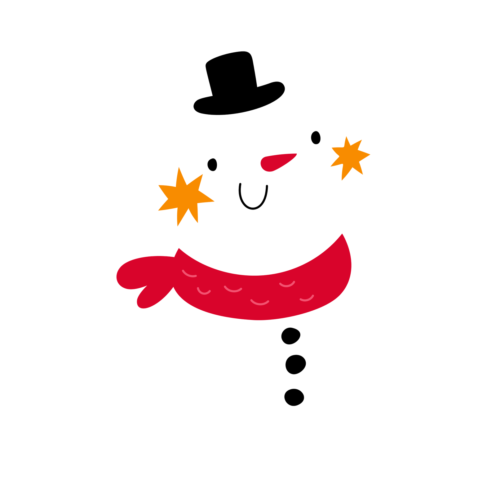 Snow santa