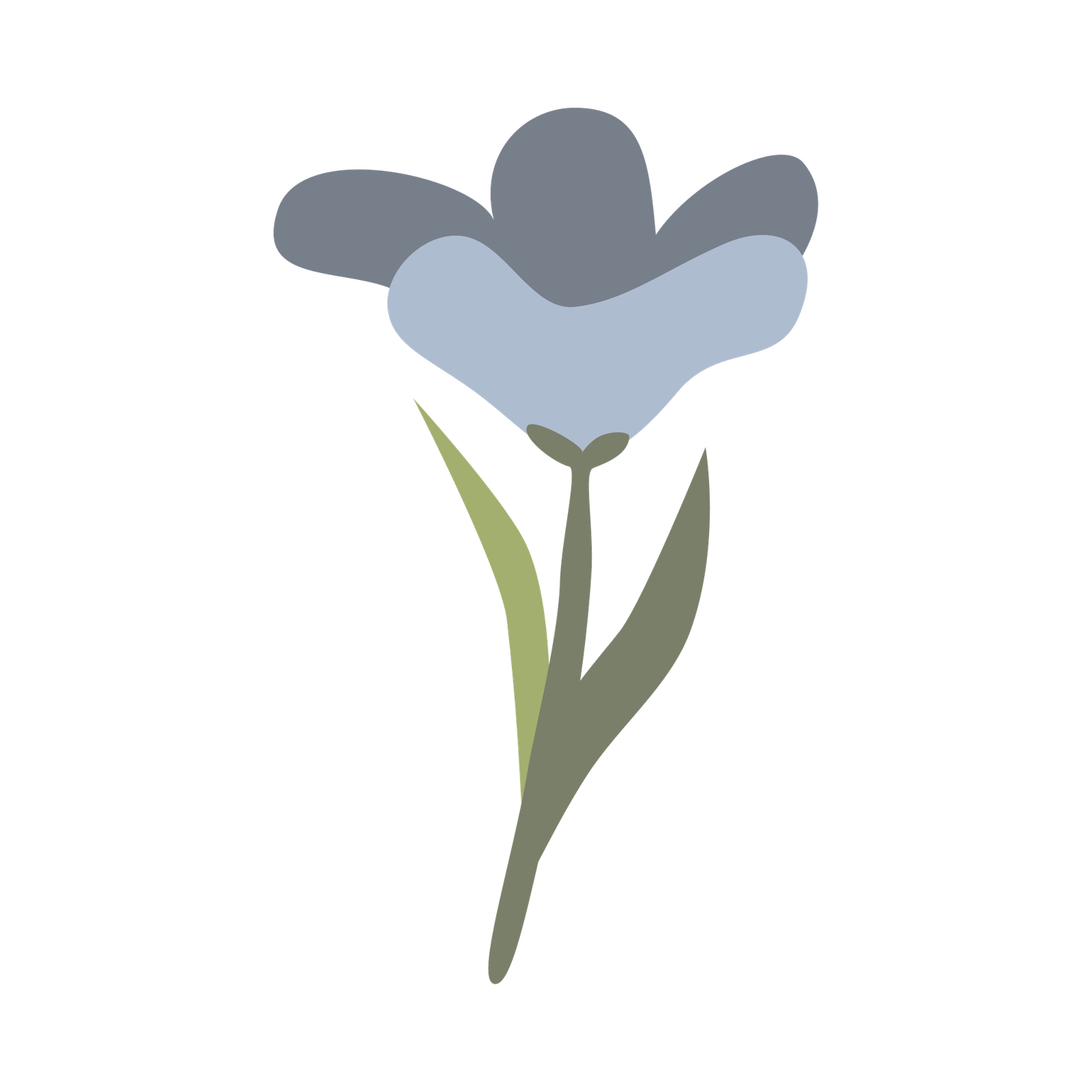 Cute Impasto Tulip