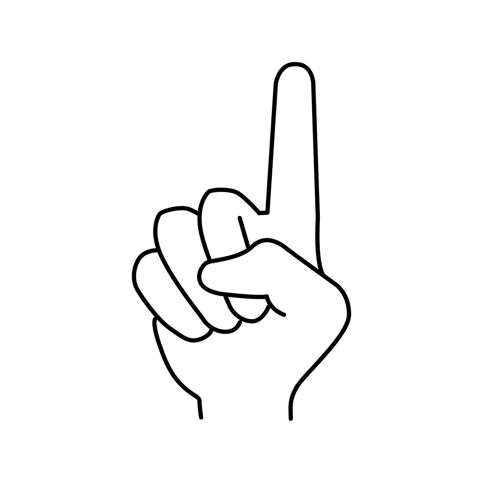 Point Hand Gesture