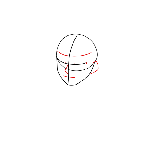 Anime boy — step 4