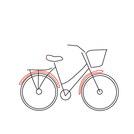 Bicycle — step 7
