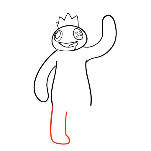 Blue Rainbow Friend — step 11