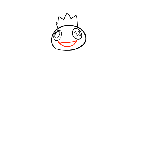 Blue Rainbow Friend — step 6