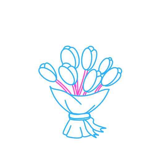 Bouquet of Flowers — step 6