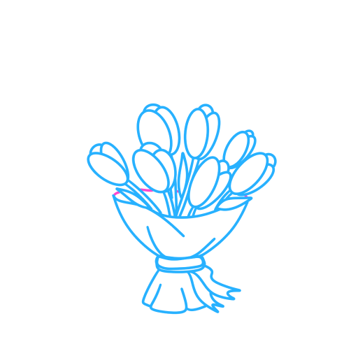 Bouquet of Flowers — step 8