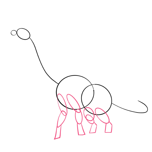Brachiosaurus — step 2
