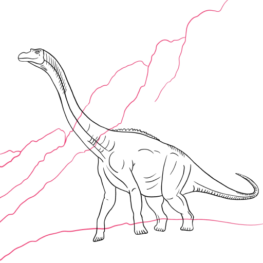 Brachiosaurus — step 7