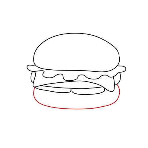 Burger — step 6