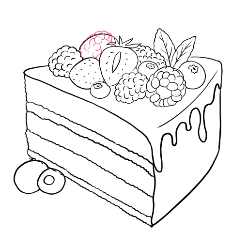 Cake with Berries — step 10