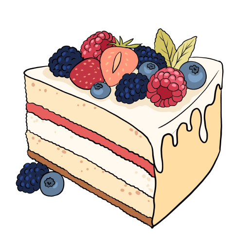 Cake with Berries