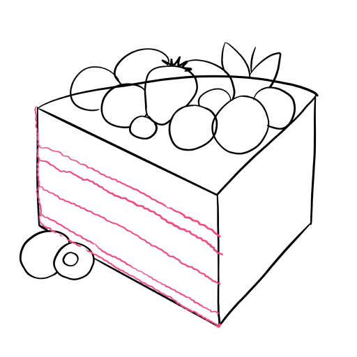 Cake with Berries — step 3