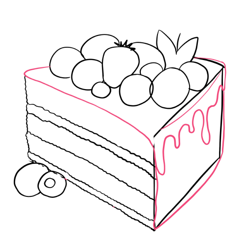 Cake with Berries — step 4