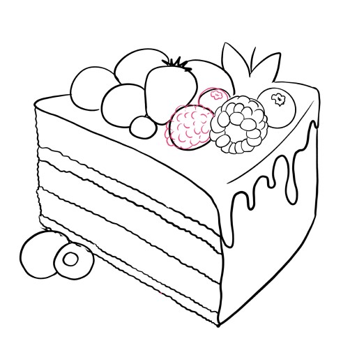 Cake with Berries — step 6