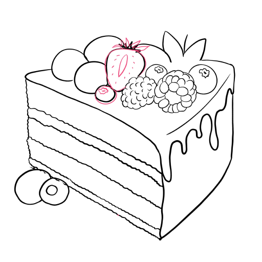 Cake with Berries — step 7
