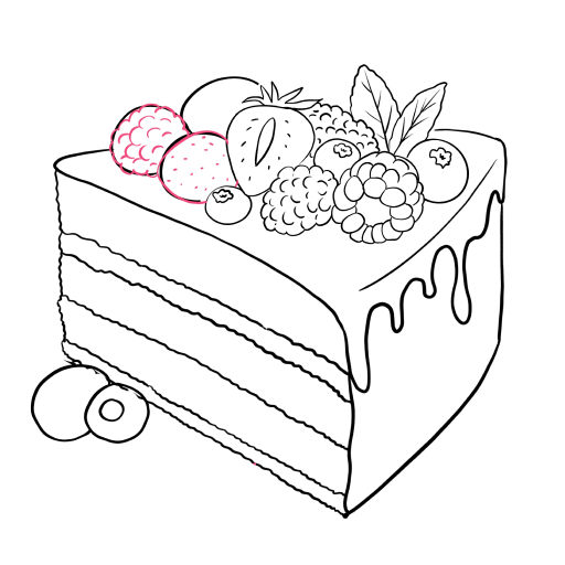 Cake with Berries — step 9