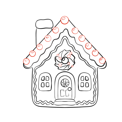 Gingerbread House — step 11