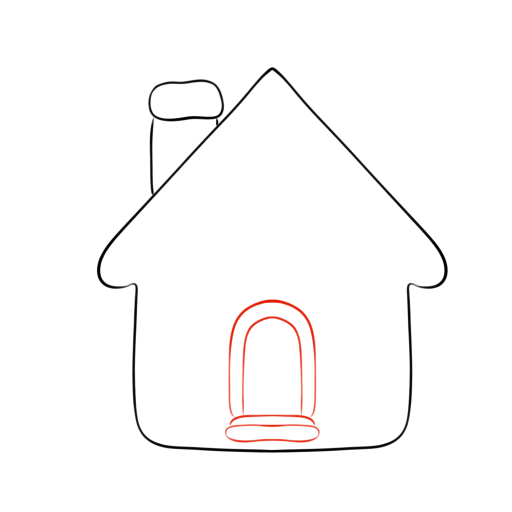 Gingerbread House — step 4