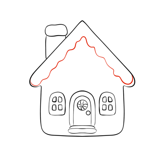 Gingerbread House — step 7