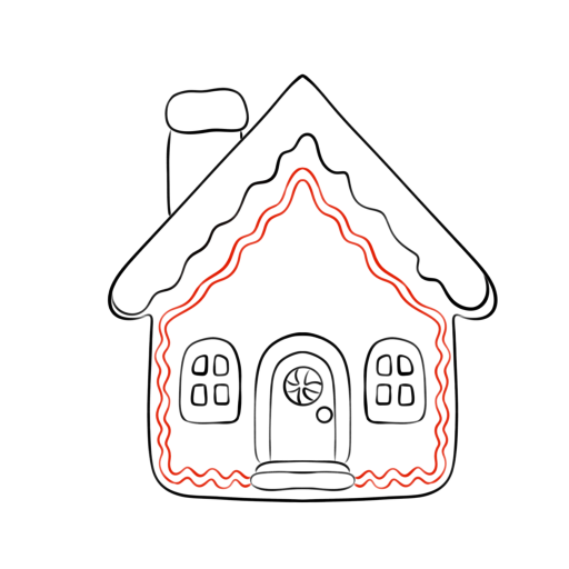Gingerbread House — step 8