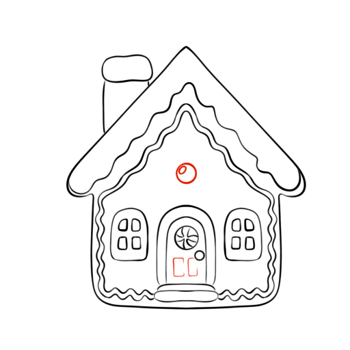 Gingerbread House — step 9