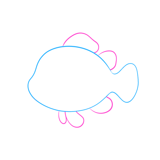 Clownfish — step 3