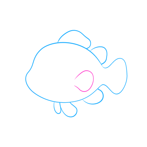 Clownfish — step 4