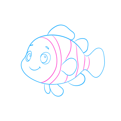 Clownfish — step 6
