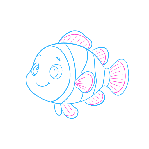 Clownfish — step 7