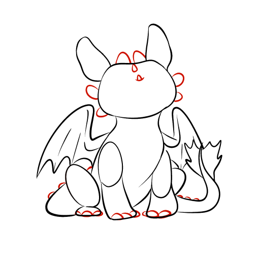 Dark Dragon — step 11