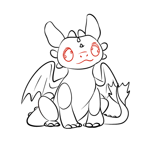 Dark Dragon — step 12
