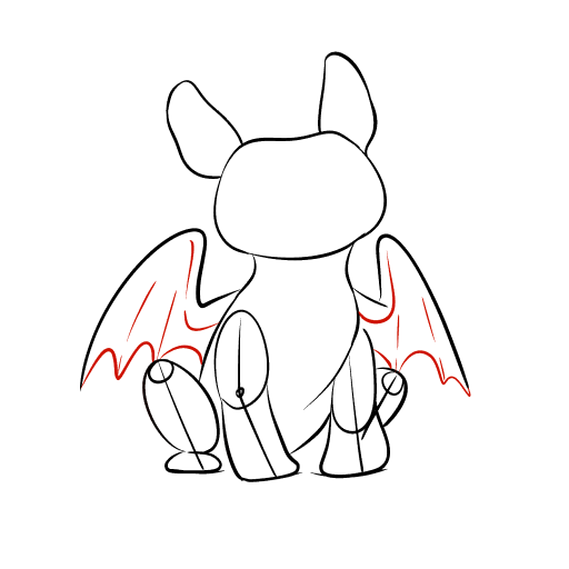 Dark Dragon — step 8