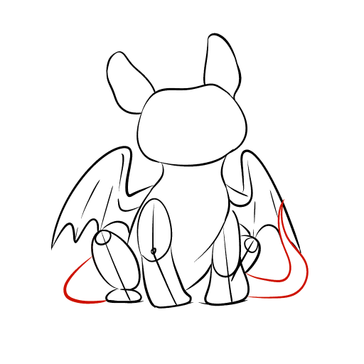 Dark Dragon — step 9