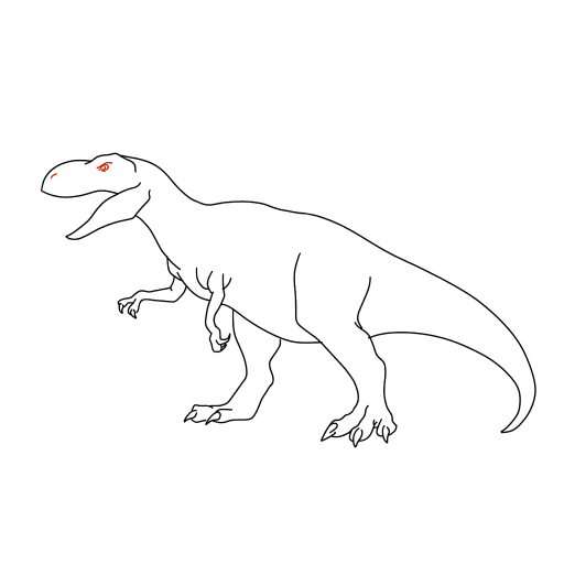 Dinosaur — step 10
