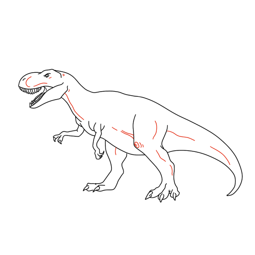 Dinosaur — step 12