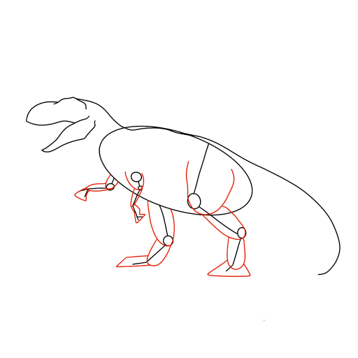 Dinosaur — step 6