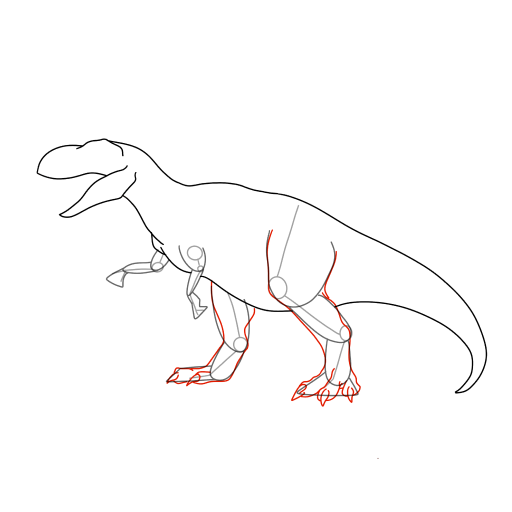 Dinosaur — step 8