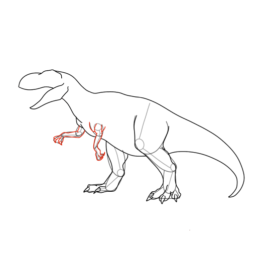 Dinosaur — step 9