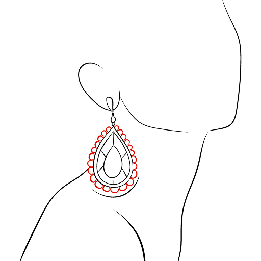 Earring on the Ear — step 7