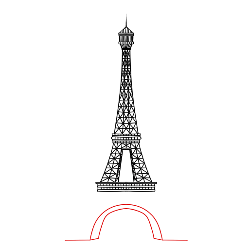 Eiffel Tower — step 10