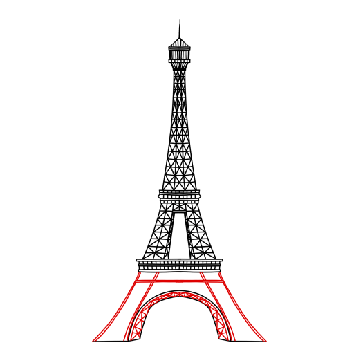 Eiffel Tower — step 11