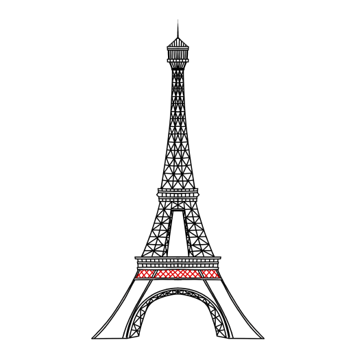 Eiffel Tower — step 12