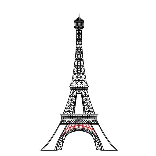 Eiffel Tower — step 13