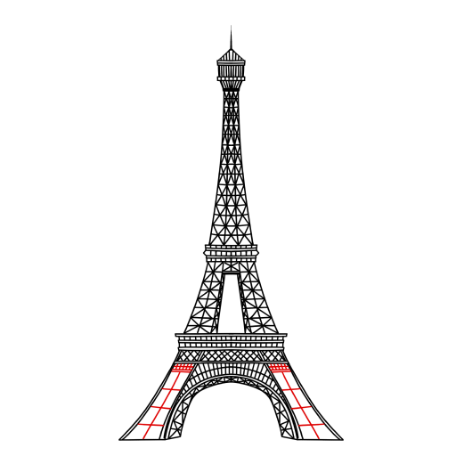 Eiffel Tower — step 14