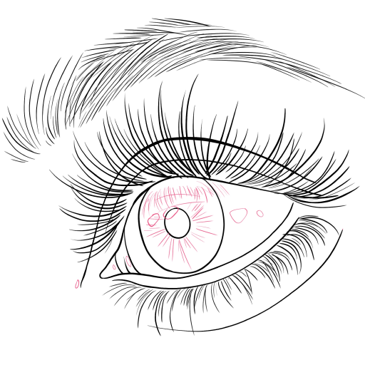 Eye — step 11