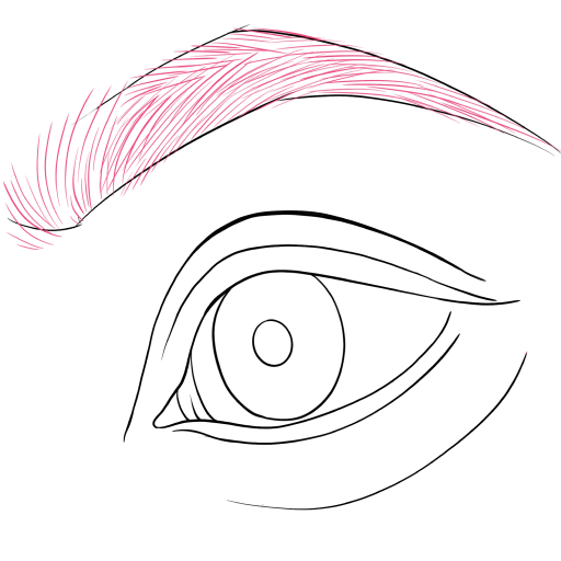 Eye — step 7